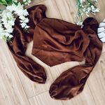 Chocolate Brown Silk Top Size XS Photo 1