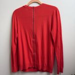 CAbi Cobblestone Cardigan Sweater Fiery Red Full Zip Back Size SMALL Photo 1