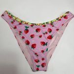 Bananamoon Pink Red Strawberry Print Underwear Sz M Size M Photo 1