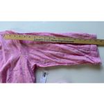 Old Navy New  DRESS Shirt Waist Size XL Pink Stripe Linen Blend Button Career Photo 11