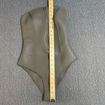 SKIMS  Rubberized Scuba Swim One Piece Strapless Swimsuit Photo 12