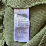 Madewell Top Elwood Knot Front Long Sleeve Jacquard Palm Tree Green XXL NWOT Photo 9