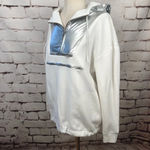 J.Crew Solid Anorak in White and Silver Metallic Photo 4
