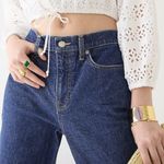 J.Crew NWT High Rise 90’s Classic Straight Leg Jeans Copper Square Wash… Photo 1