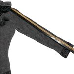 Alpaca Blend Women Sweater Small /Alpaca Pullover Fringe Jumper/Gray Winter Gray Size undefined Photo 9