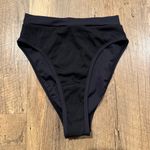 l*space NWOT L* Ribbed Frenchi Bikini Bottom Black Photo 2
