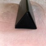 Escada black leather triangular glasses/sunglasses case velvet lined Photo 4