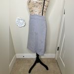 J.Crew NTM: Lightweight Textured Light Gray Pencil Skirt Size 12 Photo 6