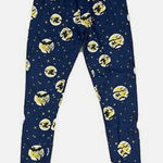 No Boundaries Womens  Halloween Witch Black Cat Full Harvest Moon Leggings - Sz M Photo 0