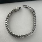 Link Chain Bracelet for Men Women Streetwear Punk Hip Hop Unisex Style Silver Photo 5