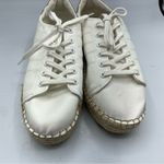 Steve Madden  Tamilyn White Faux Leather Platform Espadrille Shoes Womens 10 Flat Photo 7