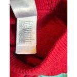 The North Face Women Wool Blend Knit Sweater Crew Neck Winter Red Sz Sp Photo 10