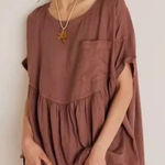 Free People Brown Tunic Top Photo 0
