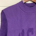 Ralph Lauren Sport Purple USA Long Sleeve Sweater Dress Photo 3