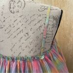 Anthropologie  Beatrice B Square Neck tired Rainbow dress Italy size 0 or XXS Photo 11