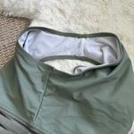 Davi & Dani Mesh Cutout Halter Swimsuit S - Sage Green Photo 5