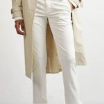 Nili Lotan East Hampton White Slim Leg Pant Sz 0 Photo 0