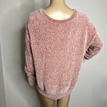 Mudd  Pink Chenille V Neck Sweater Photo 2
