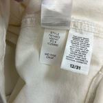 Lucky Brand Wide Leg Mid Rise Crop Jeans White Size 12/31 Barrel Leg NWT Flawed Photo 10