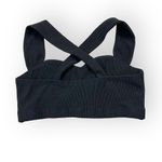 MINKPINK  black ribbed crop top bustiere, criss cross straps, stretchy, size S Photo 1