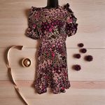 Kate Spade  Pacific Petals Floral Smocked Dress Size 4 Photo 4