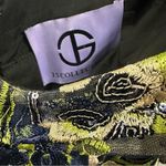 JS Collections  Draped Sleeve Cold Shoulder Embroidered Semi Formal Midi Dress 2 Photo 9