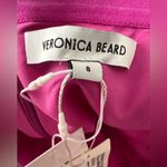 Veronica Beard $598 - Maire Strapless Body-Con Womens Minidress in Magenta Size 8 Photo 3
