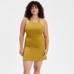 Girlfriend Collective  Naomi Workout Dress In Saturn Photo 1