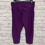 Adidas Women's  Climalite purple Capri length Leggings Size Medium Photo 1