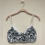 Laura Ashley  x Urban Outfitters Bodice Style Blue and White Bralette Photo 0