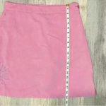 Monterey Club Women’s Golf Athletic Skort Pink Embroidered Flower Zip Size 8 Photo 8