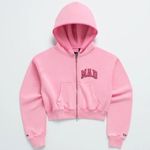 Madhappy Gap x  Full Zip Cropped Mad Hoodie Pink Hoodie Women's Size Medium Photo 0