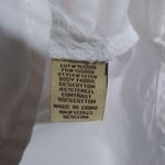 XCVI  Elegant White Button Up Tunic Blouse Corset Back Size Small Photo 6