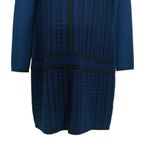 Reiss NEW Elsie Textured Knitted Midi Dress Sweater Long Sleeve Large Photo 9
