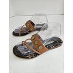 Oscar de la Renta Leather Sandles With Coins EU 36.5 Womens Size 6 Vero Cuo Photo 1