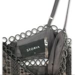 Storia - Black Eyelet Panel Mini Dress - S Photo 4