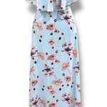 House of Harlow  x Revolve Size XS Zoe Blue Floral Halter Maxi Dress $218 Photo 1