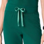 FIGS High Waisted Livingston Basic Scrub Pants in Hunter Green, Size X-Small Photo 2