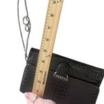 Brighton ‎ Vintage Y2k Crocodile Embossed Leather Clutch Wallet W Chain Photo 10