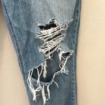 American Eagle Distressed Straight Jean Raw Hem | Size 10 Photo 2