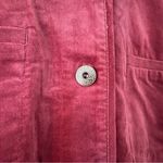 Vintage Norm Thompson Velour Button Up Jacket Purple Women’s‎ Large NWOT Pockets Photo 2