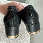 Tory Burch Reva Amy Black Patent Leather Casual Block Heel Photo 4