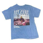 Ice Cube Y2K Band Tee Graphic Baby Blue NWOT full list on back It Was A Good Day Photo 0