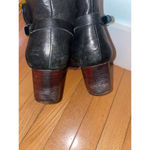 Isola Black leather  booties size 8‎ women's Photo 4