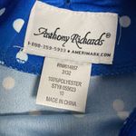 Anthony Richards Vintage Blue White Polka Dots Play Fun MIDI Dress Sz 10 Photo 4