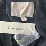 Francesca’s Connie Rhinestone Embellished Mini Dress Black Size XL Photo 3