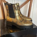 Ralph Lauren Lauren  NWB gold metallic Chelsea boot size 7.5 Photo 3