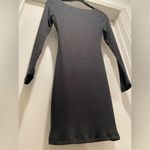 Princess Polly NWT  Molley Black Ribbed Double Cut-Out Long-Sleeve Mini Dress - S Photo 14