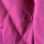 Joseph Ribkoff  Women's Jacket 12‎ Pink Blazer One Button Long Bold Maximalist Photo 6