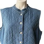 Quacker Factory Dream Jeannes by Quaker Factory Quilted Vest, Sz 2X Photo 4